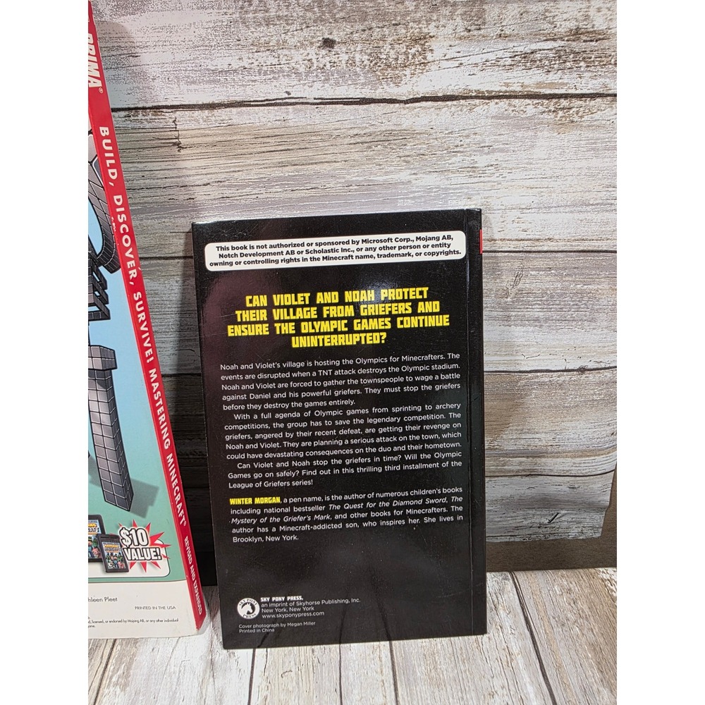 Minecraft Book Lot Essential Handbook Mastering Minecraft The‎ Griefers Revenge - Picture 8 of 9